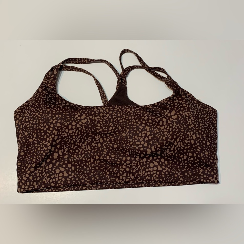 Fabletics Brown Sports Bra